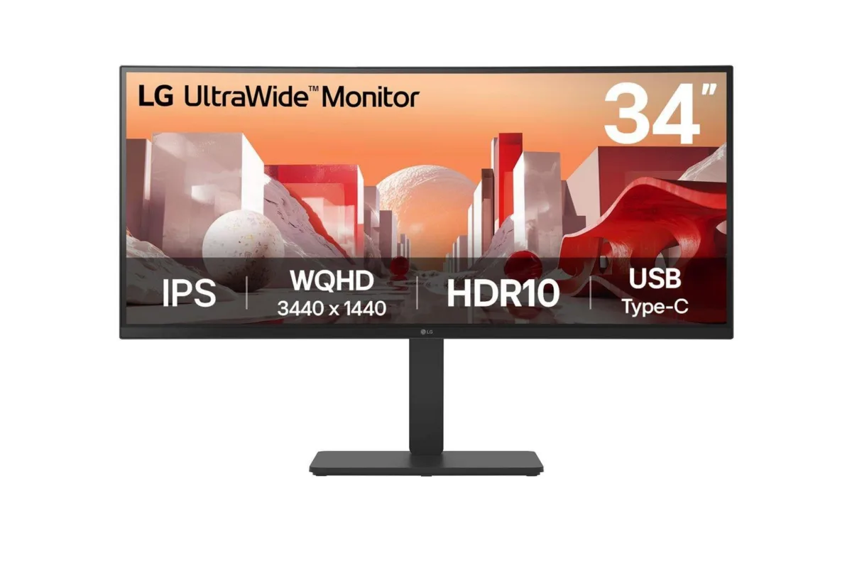 LG 34 ” 3440 x 1440 pixels Wide Quad HD LCD 34BA75QE-B — monitor