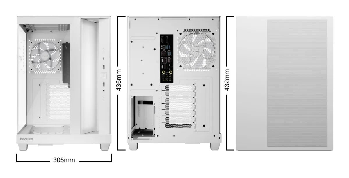 Be quiet ATX/micro ATX/Mini-ITX Midi Tower PC BGW86 — korpus - Pilt 2