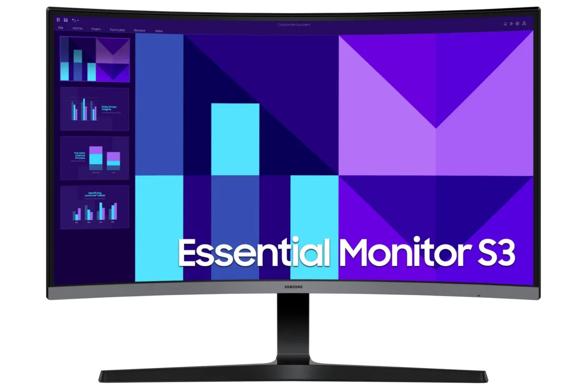 Samsung 27″ Business/Curved Tilt Matte — monitor
