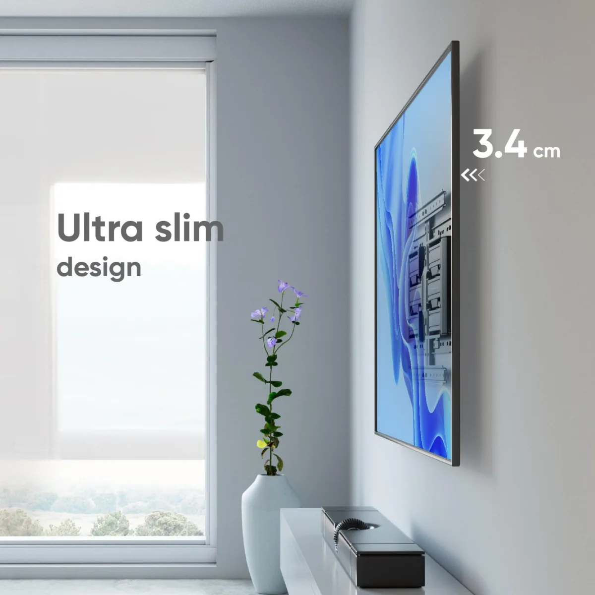 Onkron TV komplekt Acc Wall Mount 32-90″ Black SM6L