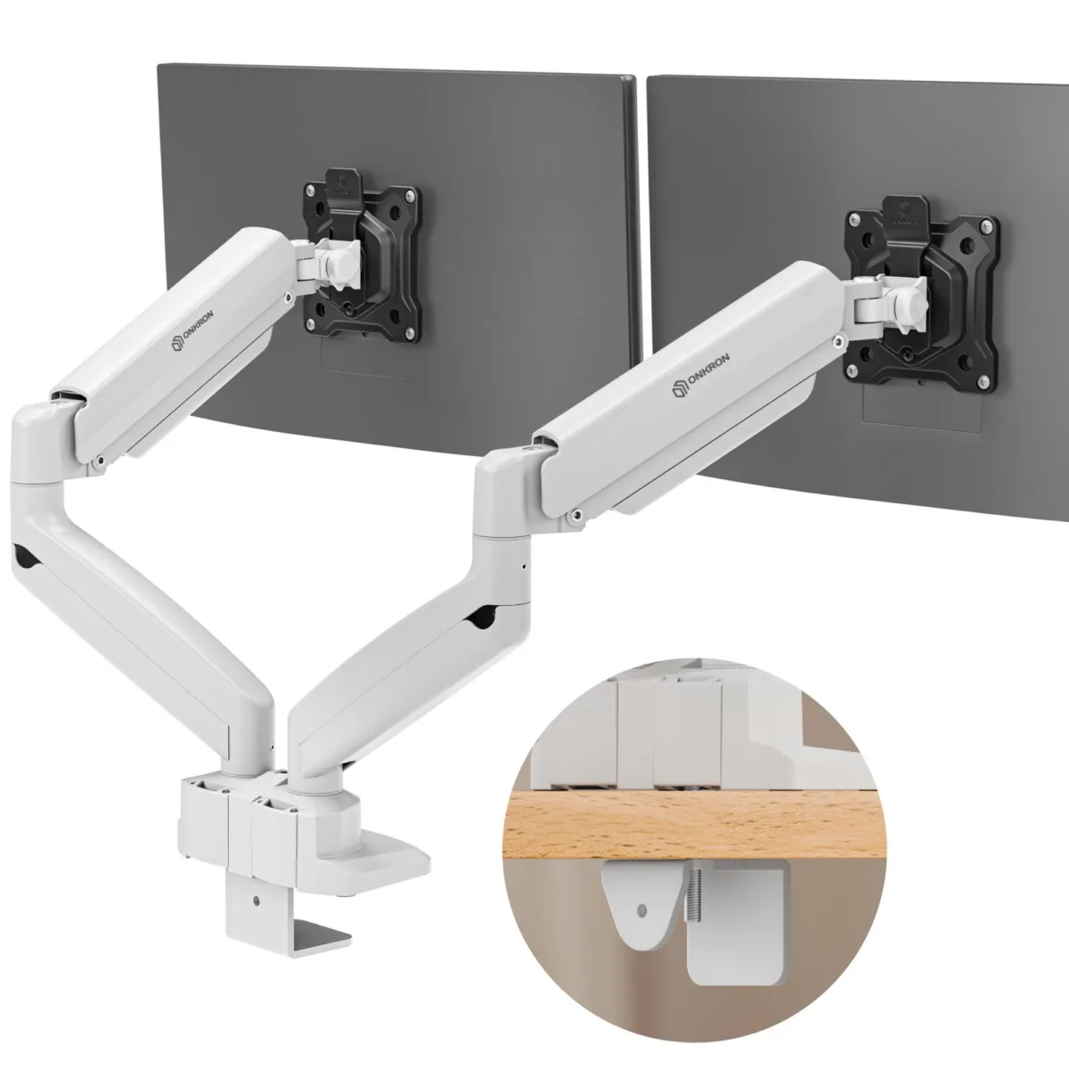 Onkron monitor Acc Desk Mount 13-32″ Blk Wht G160