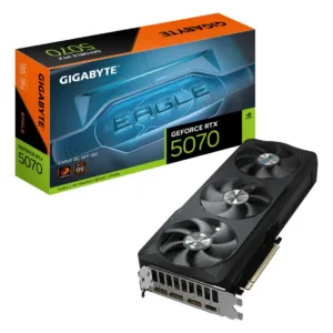 GIGABYTE 12 GB GDDR7 192 bit PCIE 5.0 16x GV-N5070EAGLE OC-12GD — videokaart