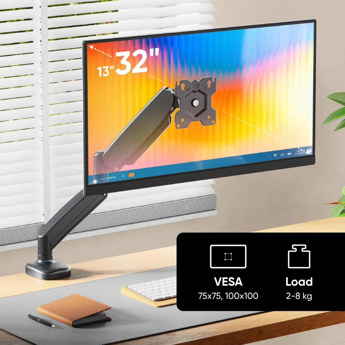 Onkron monitor Acc Desk Mount 13-32″ Black G50