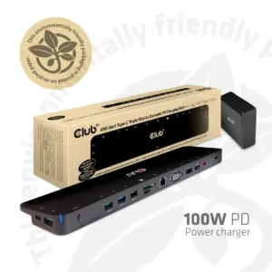 Club3d NB Acc Docking Station USB-C CSV-1564W100