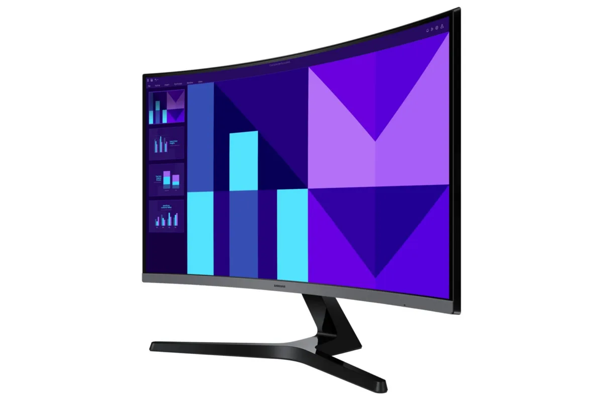Samsung 27″ Business/Curved Tilt Matte — monitor