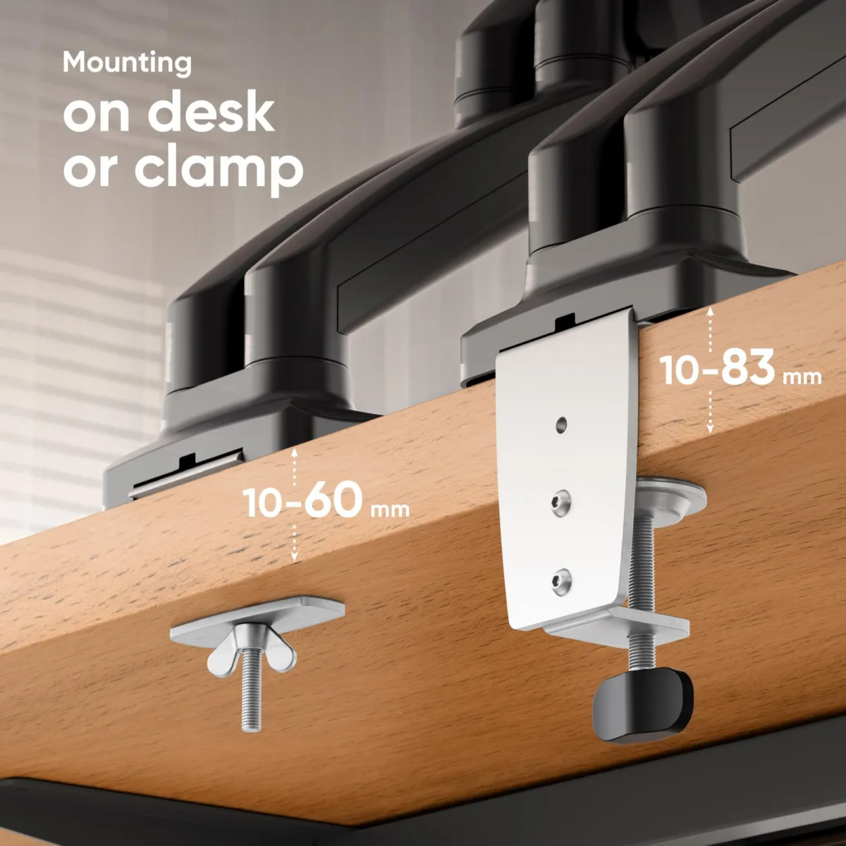 Onkron monitor Acc Desk Mount 13-32″ Black G160