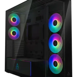 ARCTIC EATX Midi Tower PC Xtender (Mirror Black) — korpus