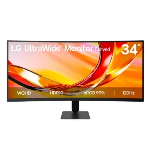 LG 34 ” 3440 x 1440 pixels UltraWide Quad HD LCD — monitor