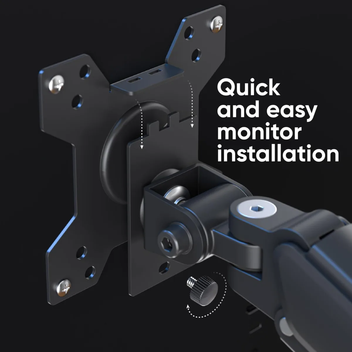 Onkron monitor Acc Desk Mount 13-32″ Black G45