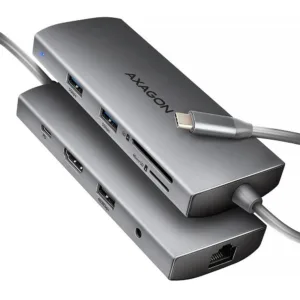 Axagon I O Hub USB-C HMC-8HLSA