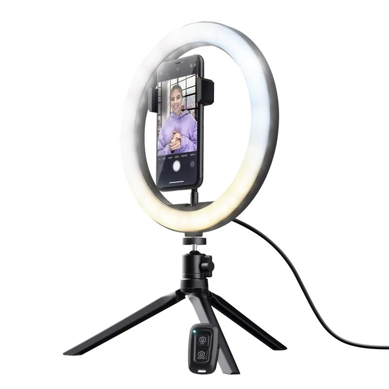 Trust Mobile Acc Ring Light& Green Screen komplekt 24881
