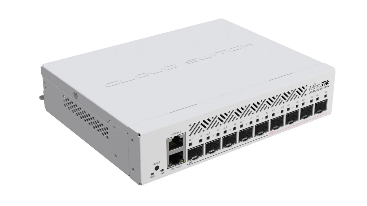 MikroTik CRS310-1G-5S-4S+IN Type L3 PoE ports 1