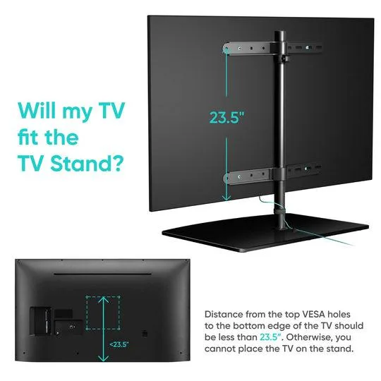Onkron TV komplekt Acc Desktop Stand 32-75″ Black PT3