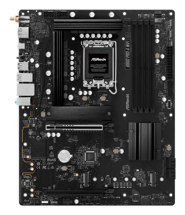ASRock Intel B860 Express LGA1851 ATX Memory DDR5 B860 PRO-A WIFI — emaplaat - Pilt 2