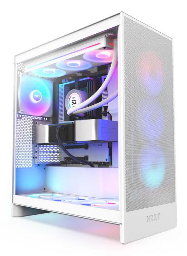 NZXT H7 Flow RGB MidiTower ATX EATX — korpus