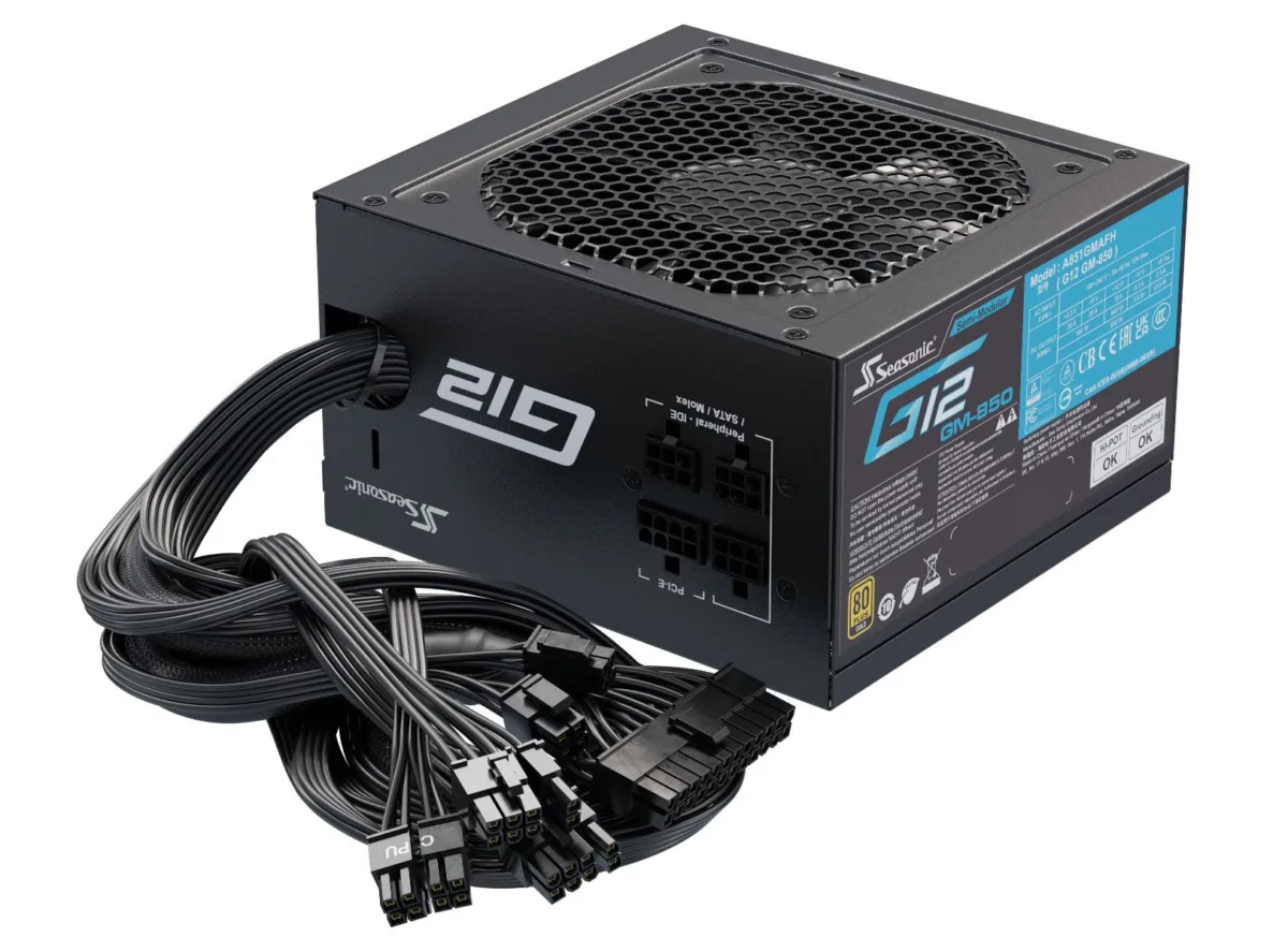 Seasonic G12 GM-850 850 Watts MTBF 100000 hours — toiteplokk