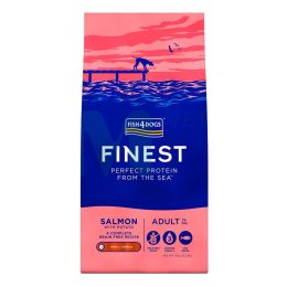 FISH4DOGS KOERA TÄISSÖÖT LÕHE VÄIKE GRAANUL 12KG