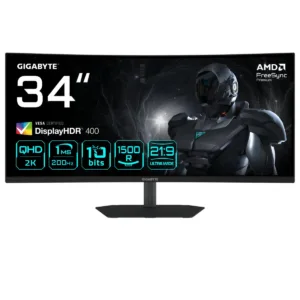 GIGABYTE 34 ” 3440 x 1440 pixels UltraWide Quad HD — monitor