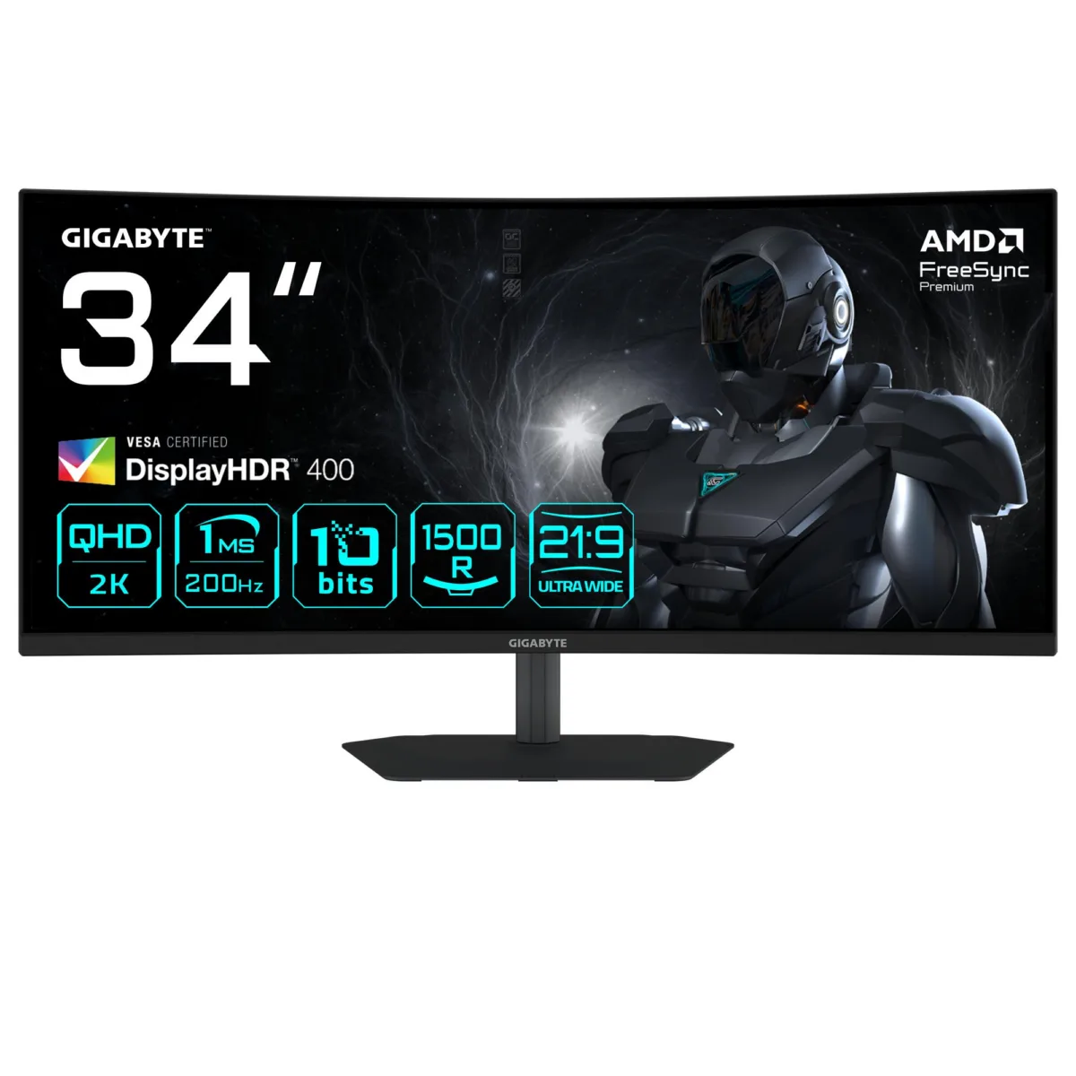 GIGABYTE 34 ” 3440 x 1440 pixels UltraWide Quad HD — monitor