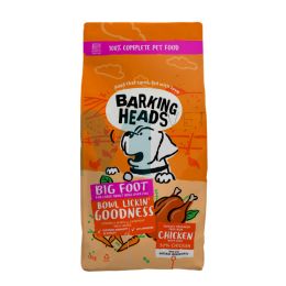 BARKING HEADS KOERA TÄISSÖÖT BOWL LICKIN GOODNESS KANA SUUR TÕUG 12KG #