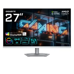 GIGABYTE 27 ” 2560 x 1440 pixels Quad HD QD-OLED — monitor