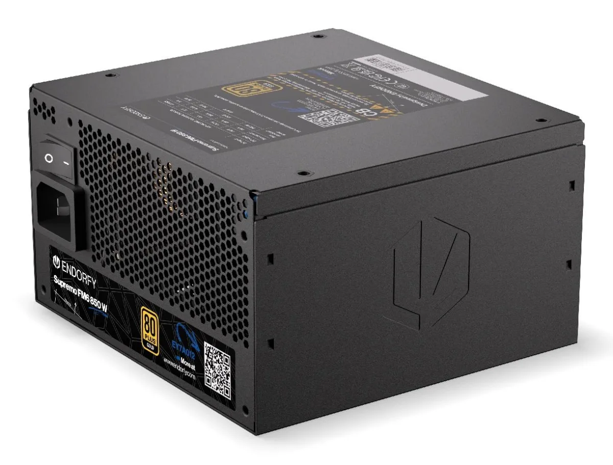 Endorfy SUPREMO FM6 850 Watts MTBF 100000 hours — toiteplokk