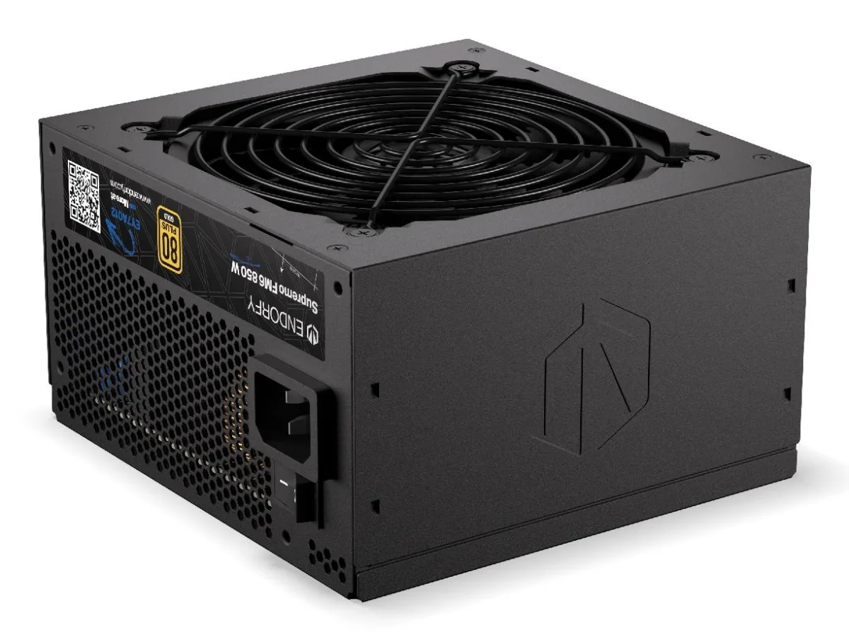 Endorfy SUPREMO FM6 850 Watts MTBF 100000 hours — toiteplokk