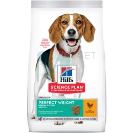HILLS KOERA TÄISSÖÖT PERFECT WEIGHT KESK.TÕUG KANA 12KG