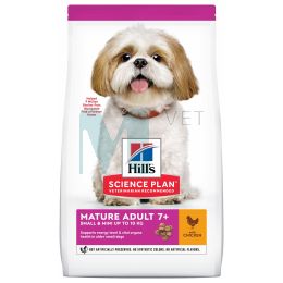 HILLS KOERA TÄISSÖÖT SMALL&MINI MATURE 7+ KANA 1,5KG