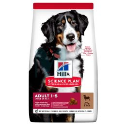 HILLS KOERA TÄISSÖÖT SUUR TÕUG LAMMAS/RIIS 14KG