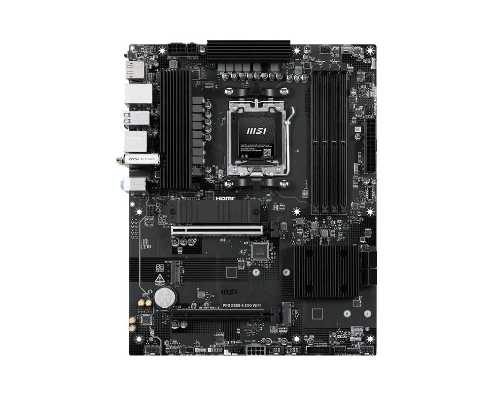 MSI AMD B850 Socket AM5 ATX RAM DDR5-SDRAM PRO B850-S EVO WIFI — emaplaat