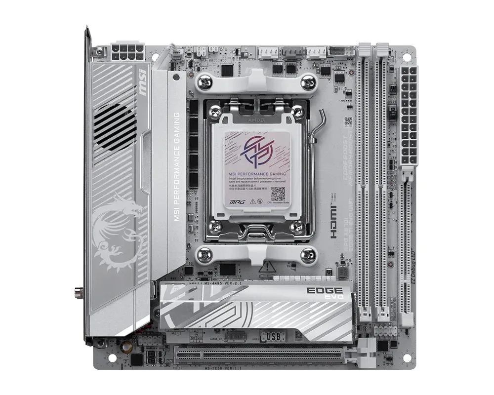 MSI AMD X870 Socket AM5 mini ITX RAM DDR5-SDRAM — emaplaat